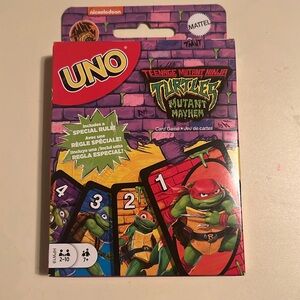 New Uno Cards Ninja Turtles